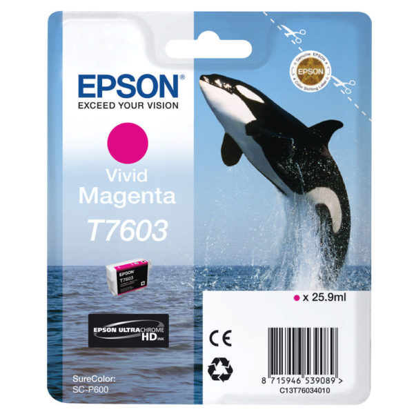 EPSON INK CARTRIDGE VIVID MAGENTA T7603