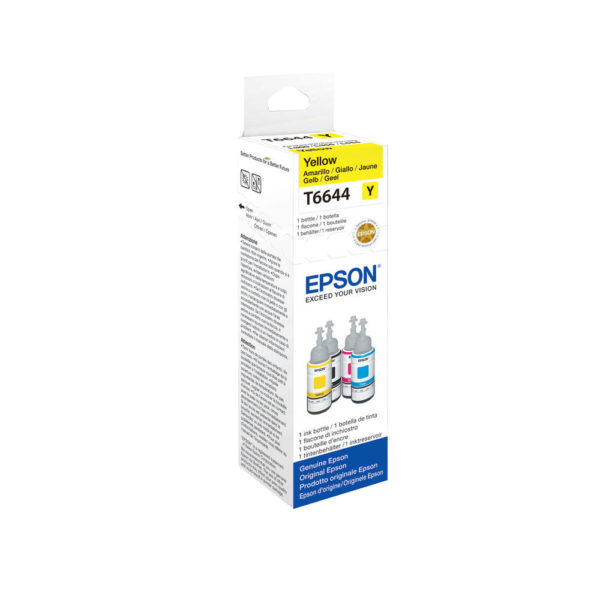 EPSON YELLOW T6644 INK BOTTLE 70ML