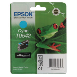 EPSON R800 INKJET CART CYAN C13T05424010