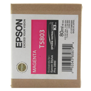 EPSON 3800 IJET CART MAGENTA C13T5803