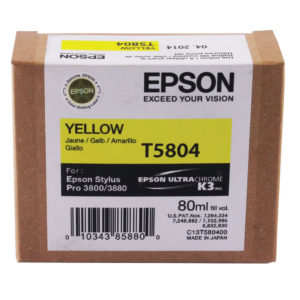 EPSON 3800 IJET CART YLW C13T580400
