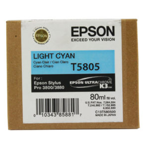 EPSON T5805 LIGHT CYAN INKJET CARTRIDGE