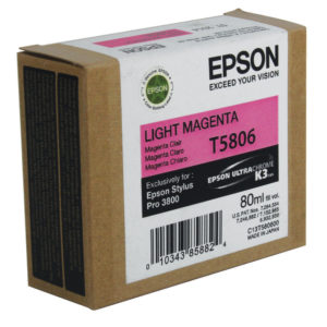 EPSON 3800 IJET CART LT MAGENTA C13T5806