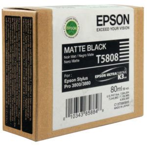 EPSON 3800 IJET CART MATTE BLK C13T5808