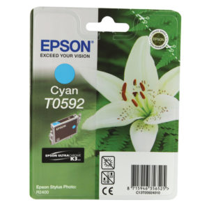 EPSON R2400 INKJET CART CYAN C13T0592
