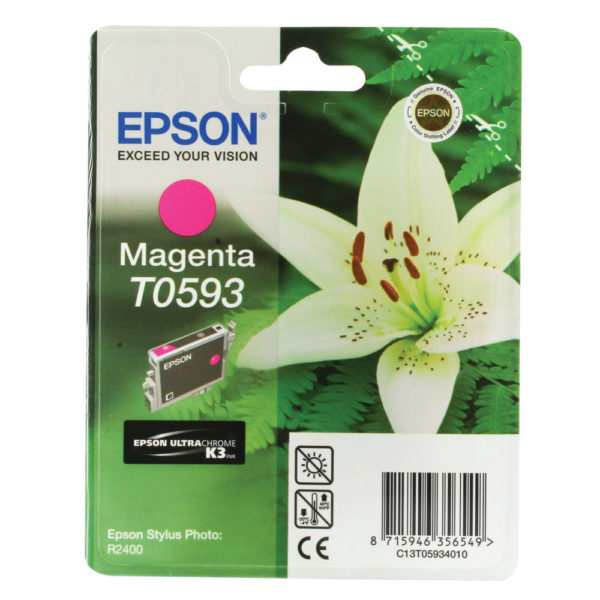 EPSON R2400 INKJET CART MAGENTA C13T0593