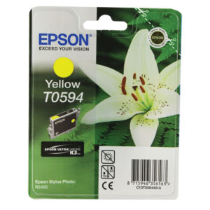 EPSON R2400 INKJET CART YELLOW C13T0594