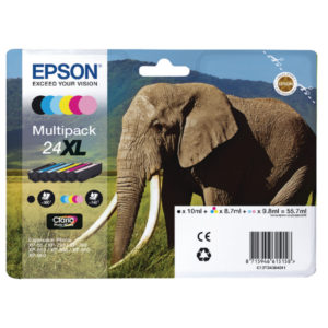 EPSON 24XL 6-COLOUR INK HY MULTIPACK PK6