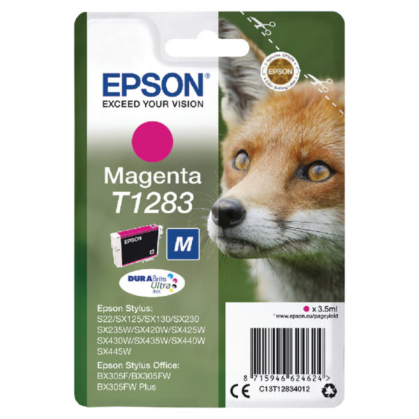 EPSON T1283 MAGENTA INKJET CARTRIDGE