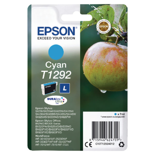 EPSON T1292 CYAN INKJET CARTRIDGE