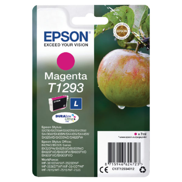 EPSON T1293 MAGENTA INK CARTRIDGE