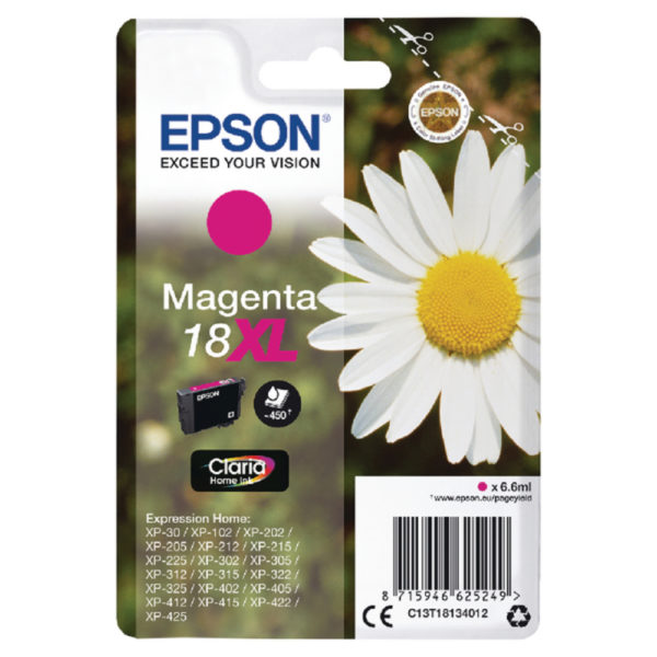 EPSON 18XL MAGENTA INKJET CARTRIDGE