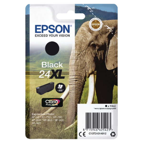 EPSON 24XL BLACK INKJET CARTRIDGE