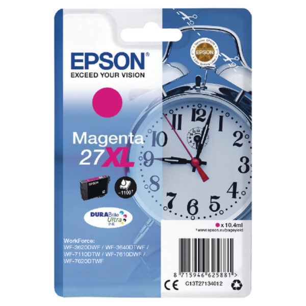 EPSON 27XL MAGENTA INKJET CARTRIDGE