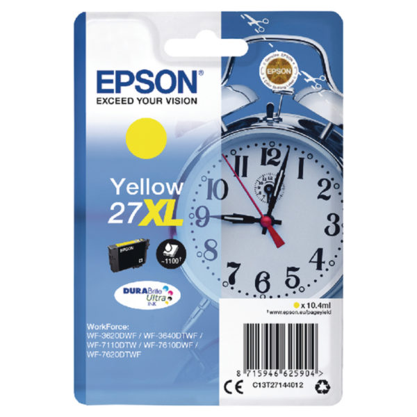 EPSON 27XL YELLOW INKJET CARTRIDGE