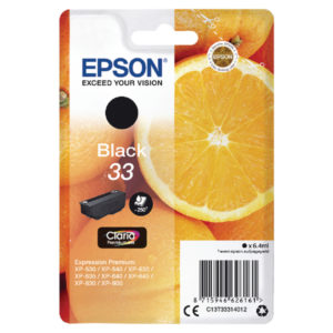 EPSON 33 BLACK INKJET CARTRIDGE