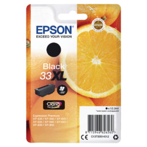 EPSON 33XL BLACK INKJET CARTRIDGE