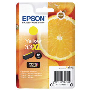 EPSON 33XL YELLOW INKJET CARTRIDGE