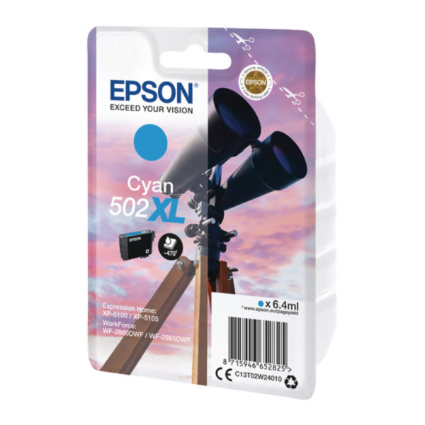 EPSON SINGLEPACK 502XL INK CYAN