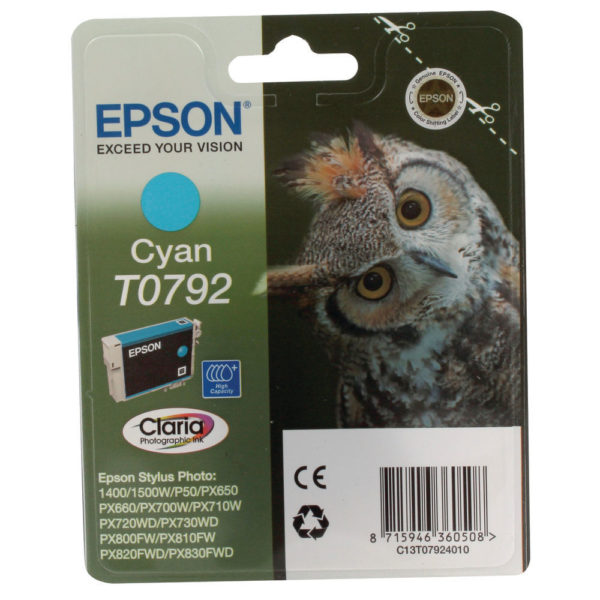 EPSON 1400 INKJET CART CYAN C13T079240
