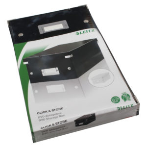 LEITZ CLICK AND STORE DVD BOX BLACK