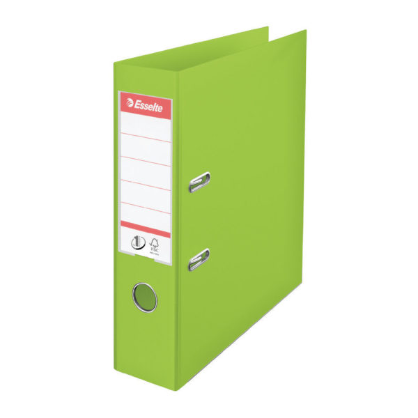ESSELTE A4 PVC LEVER ARCH 75MM GREEN