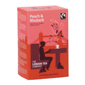 LONDON TEA COMPANY PEACH RHUBARB PK20