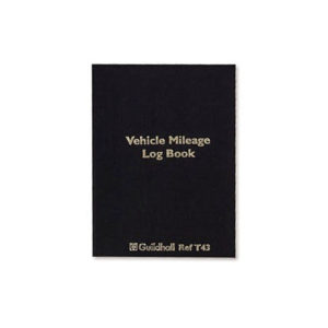 GUILDHALL VEHICLE MILEAGE LOG BOOK T43