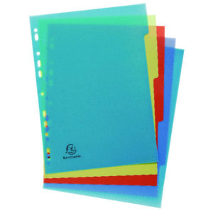 FOREVER RECYCLED PP A4 5 PART DIVIDERS