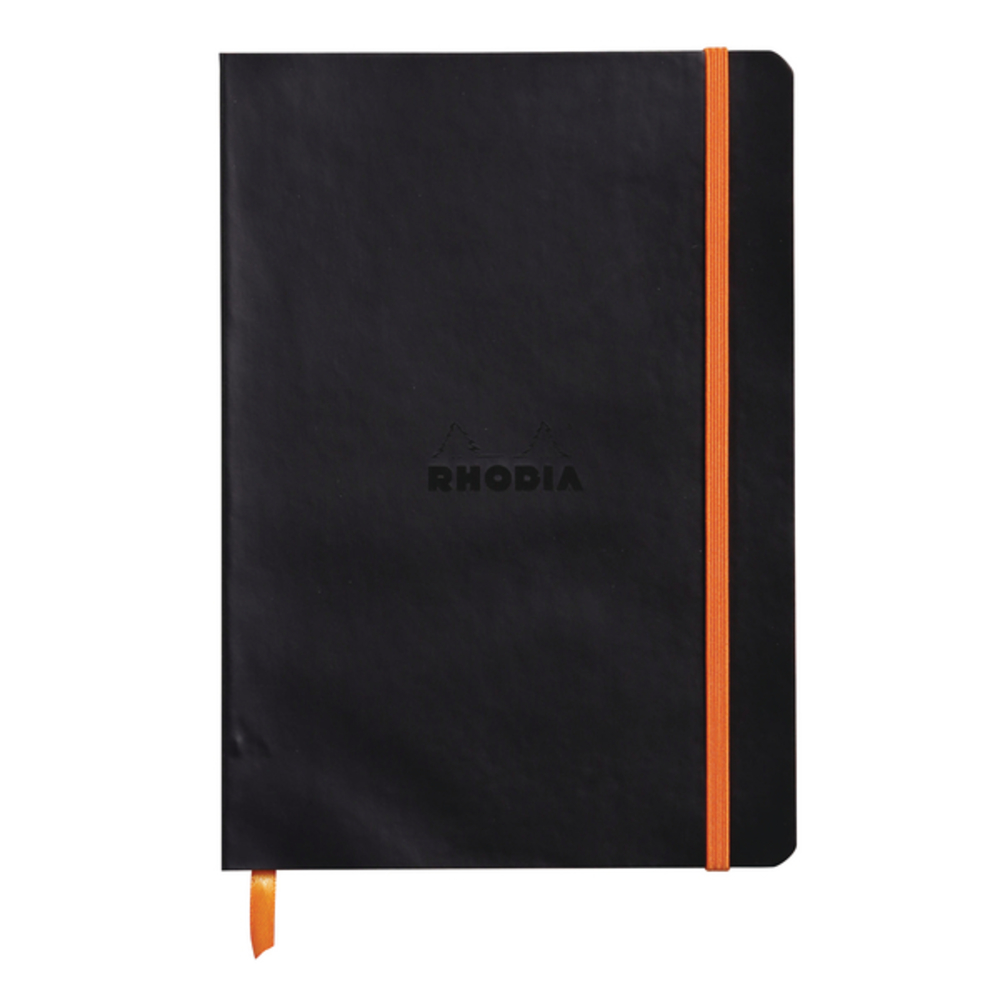 RHODIARAMA SOFT NOTEBOOK A5 BLACK