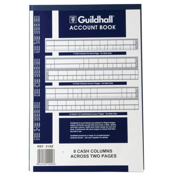 GUILDHALL ANALYSIS BOOK 80PP 31/8