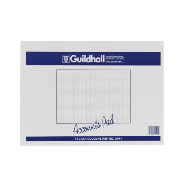 GUILDHALL ACC PAD CASH 11.8X16 GP14