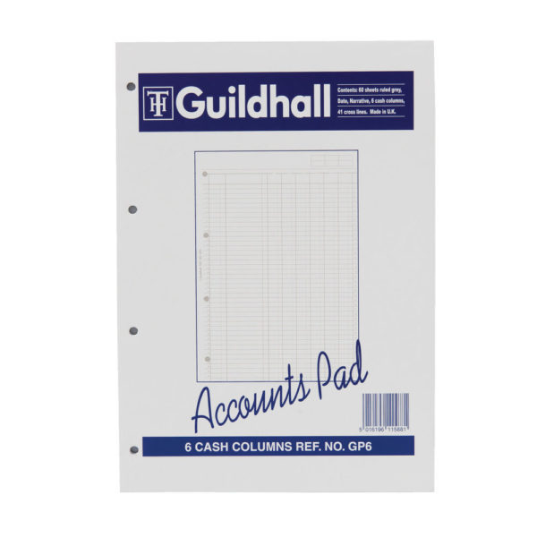 GUILDHALL ACC PAD CASH 11.8X8 GP6