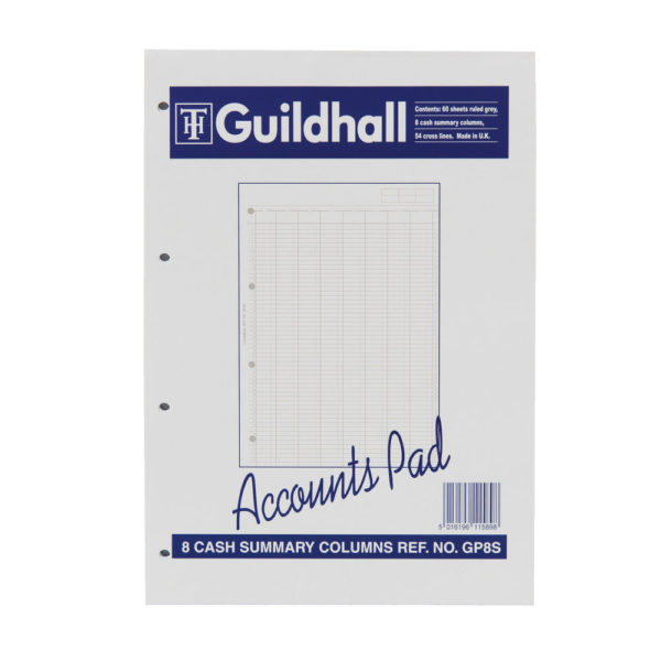 GUILDHALL ACC PAD SUMMARY 11.8X8 GP8S