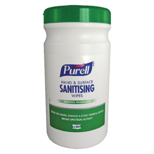 PURELL HAND AND SURFACE WIPES PK200