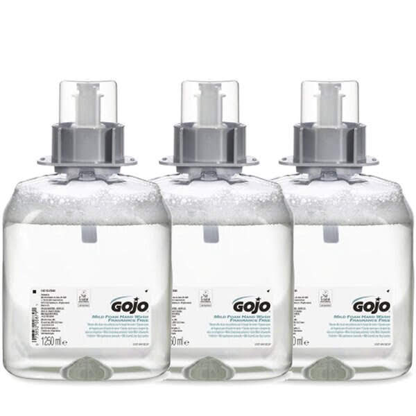 GOJO Mild Foam Hand Wash 1250ml FMX Refill pack 3