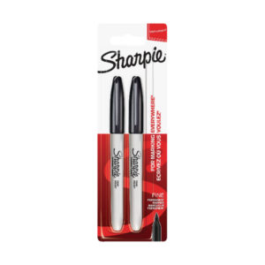 SHARPIE FINE BLISTER BLACK X2