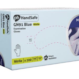 Nitrile Hand Safe Powder Free Exam Gloves - X-Small x 200