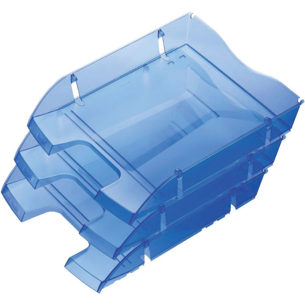 HELIT PET RECYCLED LETTER TRAY BLUE
