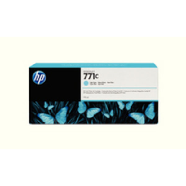 HP 771C LGT CYAN D/JET INK CAR 34 B6Y12A