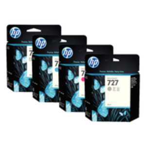 HP 727 300 ML MATTE BLK DESIGN INK CART