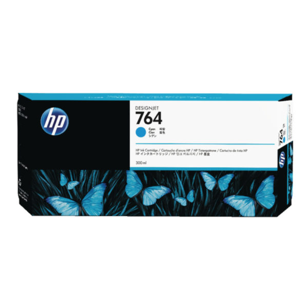 HP 764 300ML CYAN INK CARTRIDGE C1Q13A