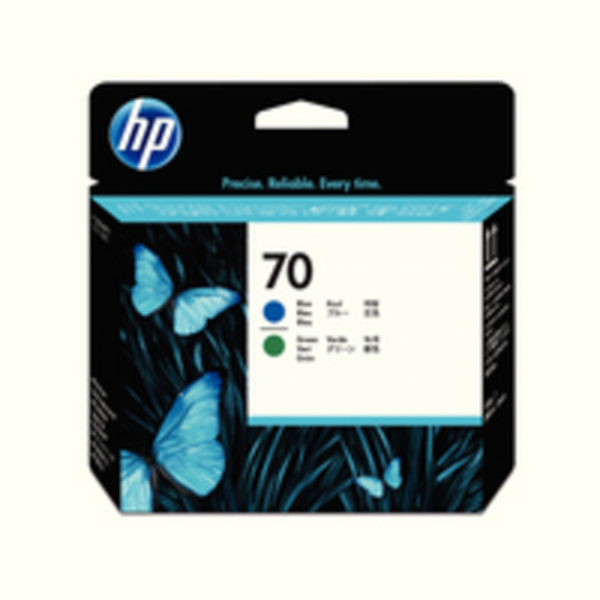 HP 70 PHEAD BLU GRN PK2