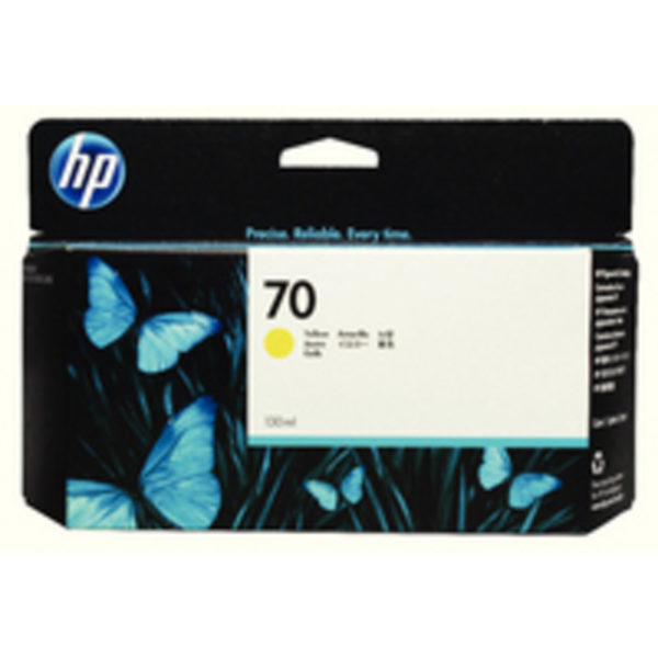 HP INKJET CARTRIDGE 70 130ML YELLOW