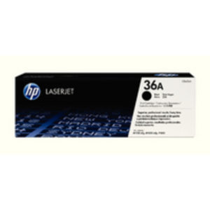 HP 36A 2PK BLK ORGL LASERJET TONER CARTS