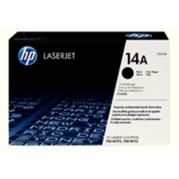 HP 14A BLK ORGL LASERJET TONER CART