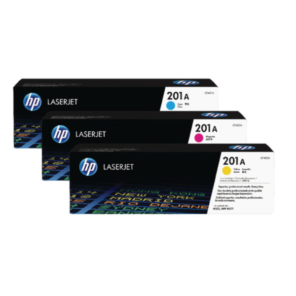 HP 201X HY LASER TONER CMY PACK 3