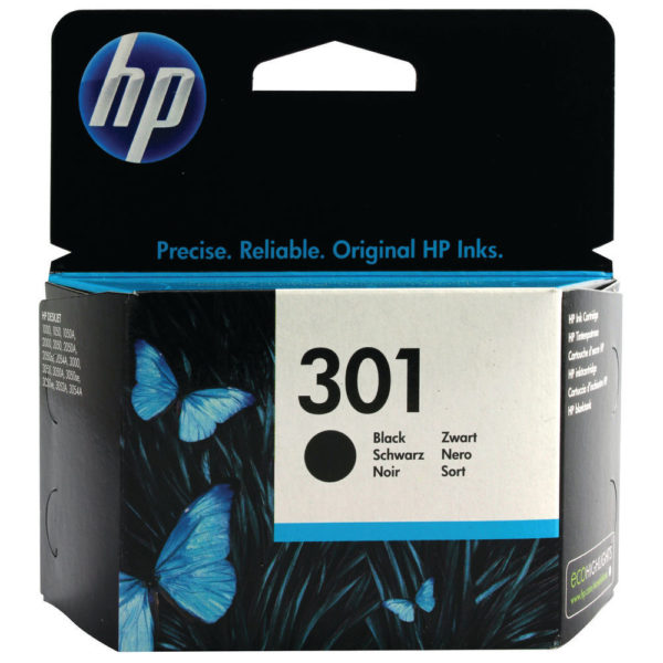 HP 301 INK CART BLK CH561EE PK