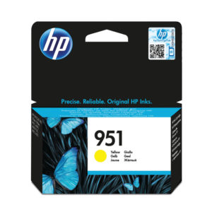 HP 951 OFFICEJT INK CART YLW CN052AE PK1