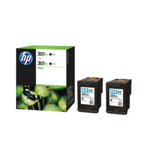 HP 301XL BLACK INK CARTRIDGE TWIN PACK